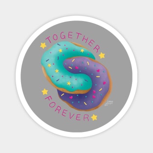 Together Forever Donuts Magnet